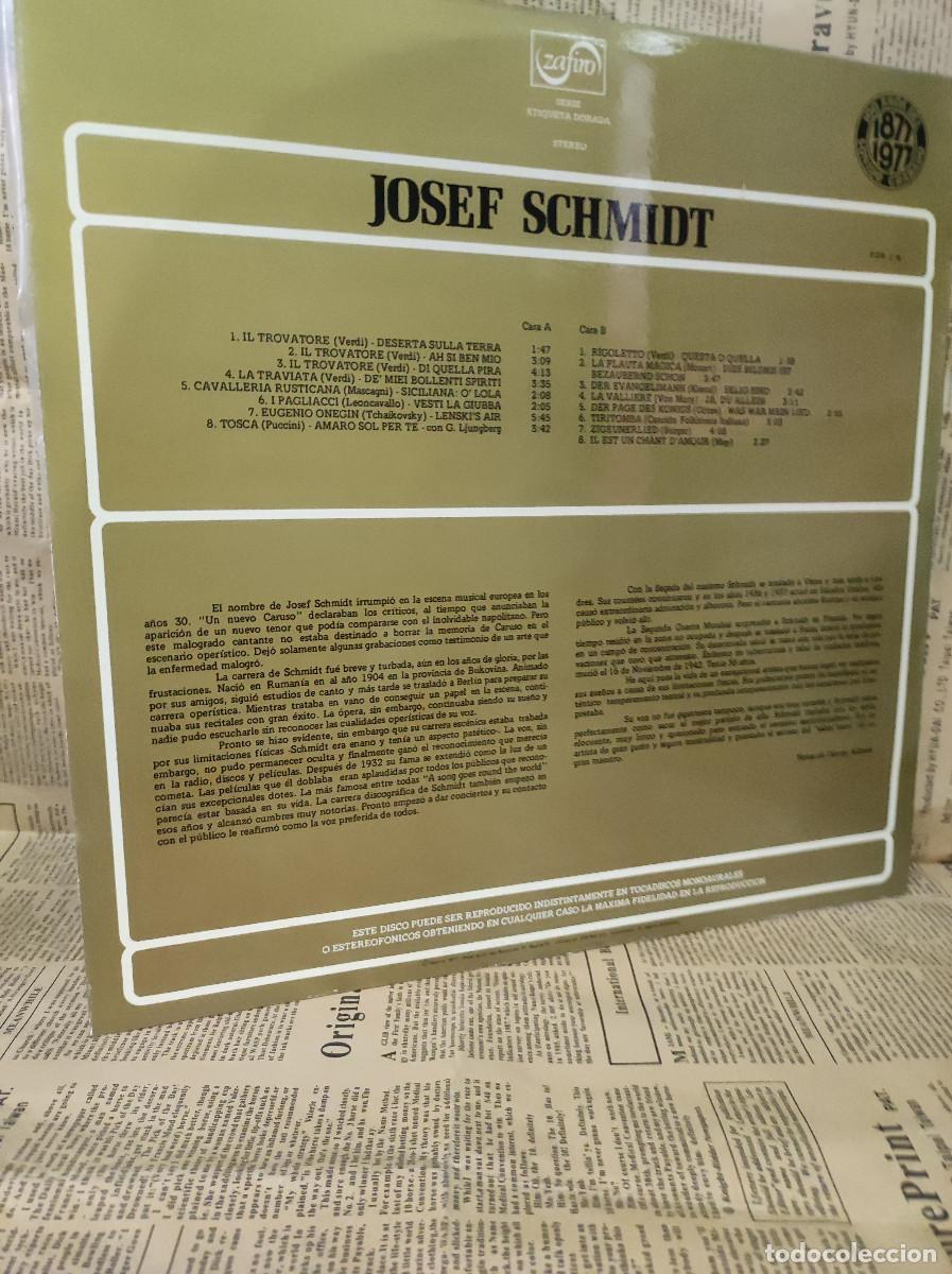 Discos de vinilo: JOSEF SCHMIDT - Foto 2