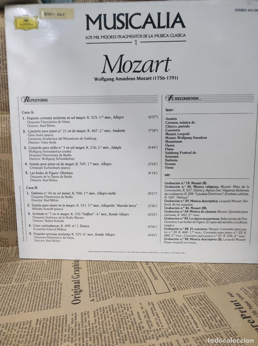 Discos de vinilo: Musicalia 1. Mozart - Foto 2