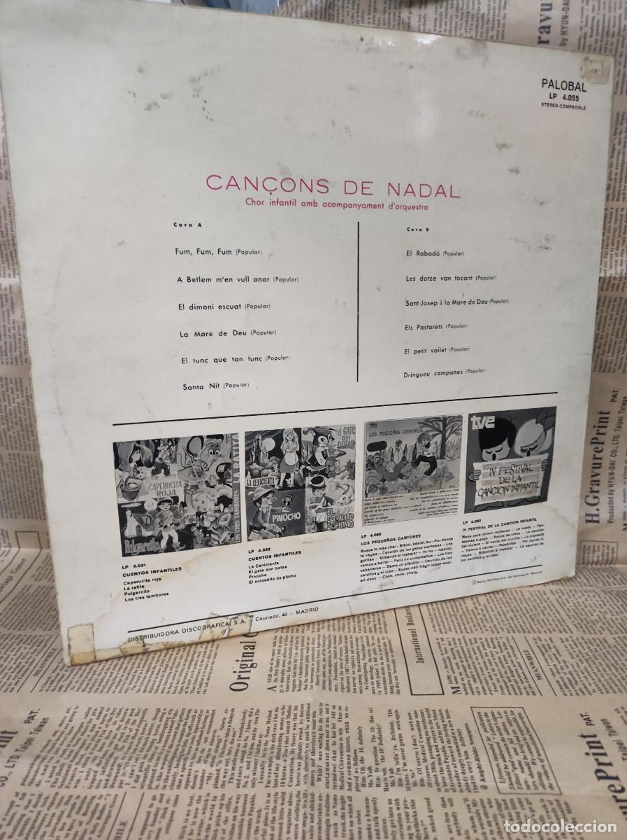 Discos de vinilo: Chor Infantil &ndash; Can&ccedil;ons De Nadal - Foto 2
