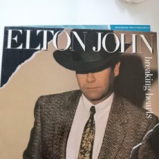 Discos de vinilo: ELTON JOHN - BREAKING HEARTS (LP, ALBUM) 1984 INSERT
