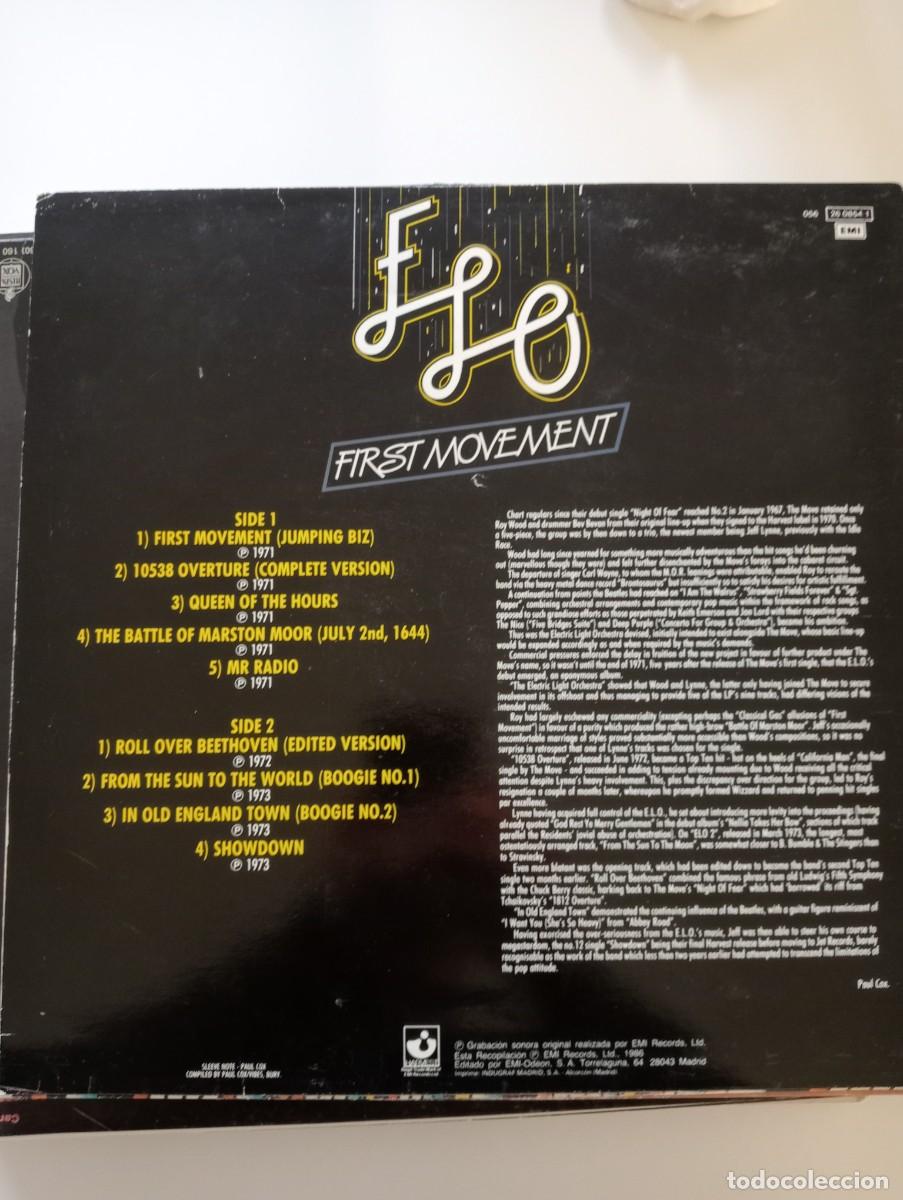 Discos de vinilo: ELO - First Movement (LP, Comp) 1986 - Foto 2