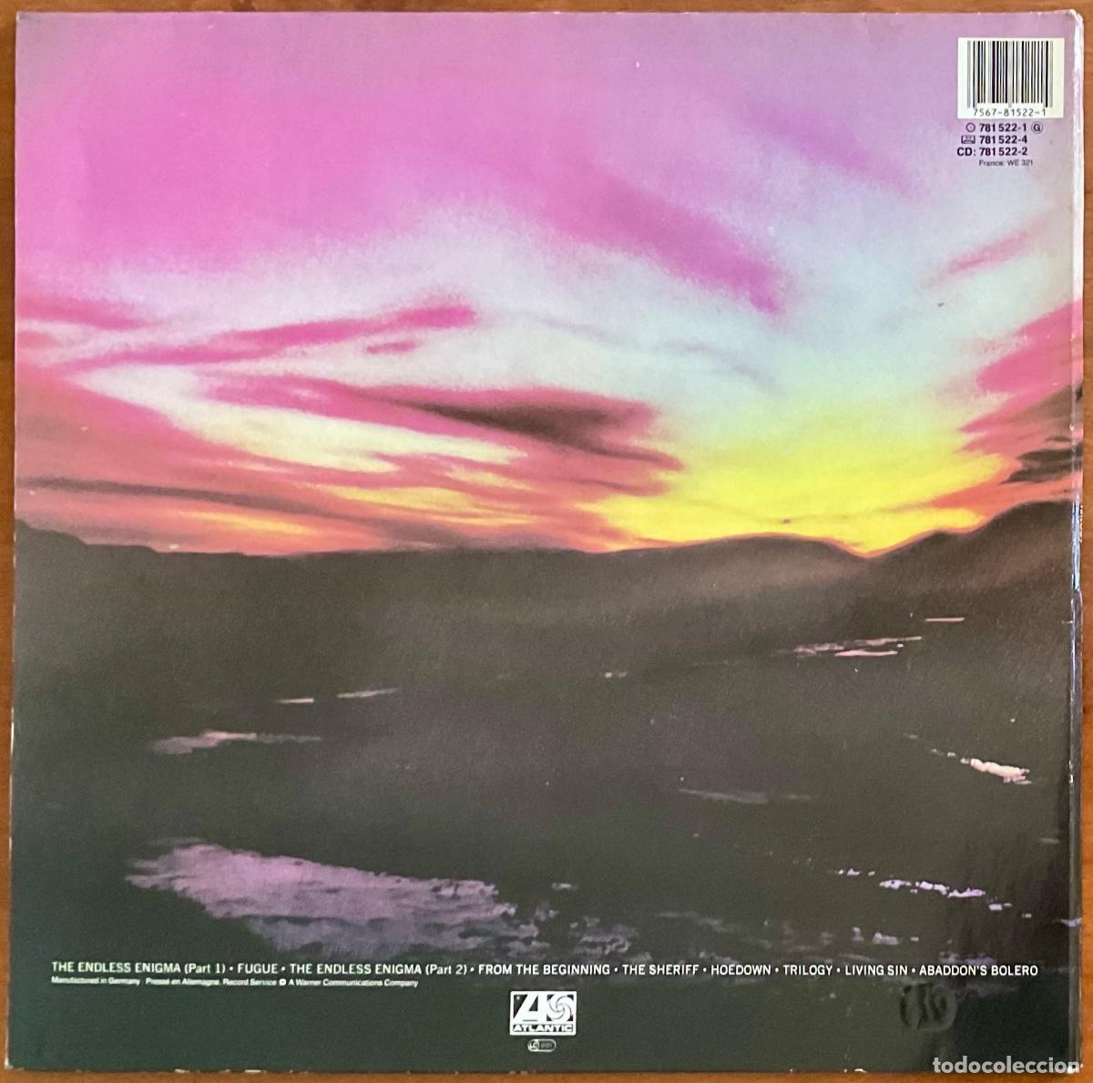 Discos de vinilo: EMERSON, LAKE & PALMER - TRILOGY - Foto 2