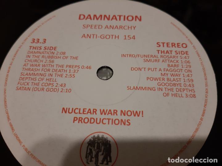 Discos de vinilo: DAMNATION -SPEED ANARCHY- (2010) LP DISCO VINILO - Foto 3