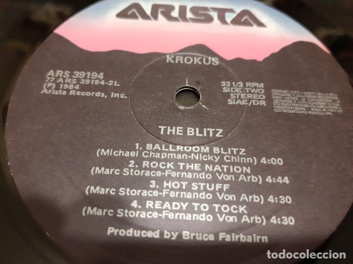 Discos de vinilo: KROKUS -THE BLITZ- (1984) LP DISCO VINILO - Foto 2