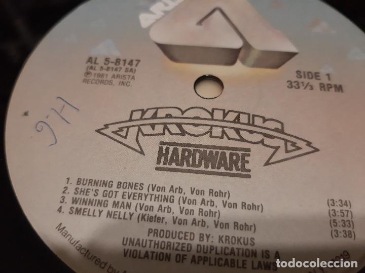 Discos de vinilo: KROKUS -HARDWARE- (1983) LP DISCO VINILO - Foto 2