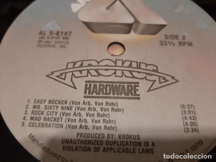 Discos de vinilo: KROKUS -HARDWARE- (1983) LP DISCO VINILO - Foto 3