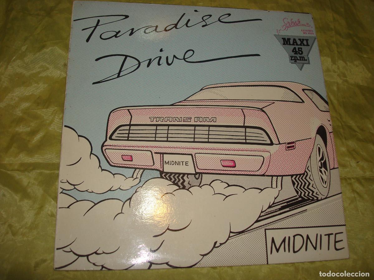 Discos de vinilo: MIDNITE. PARADISE DRIVE. MAXI-SINGLE. SPLSH, 1983. IMPECABLE(#) - Foto 1