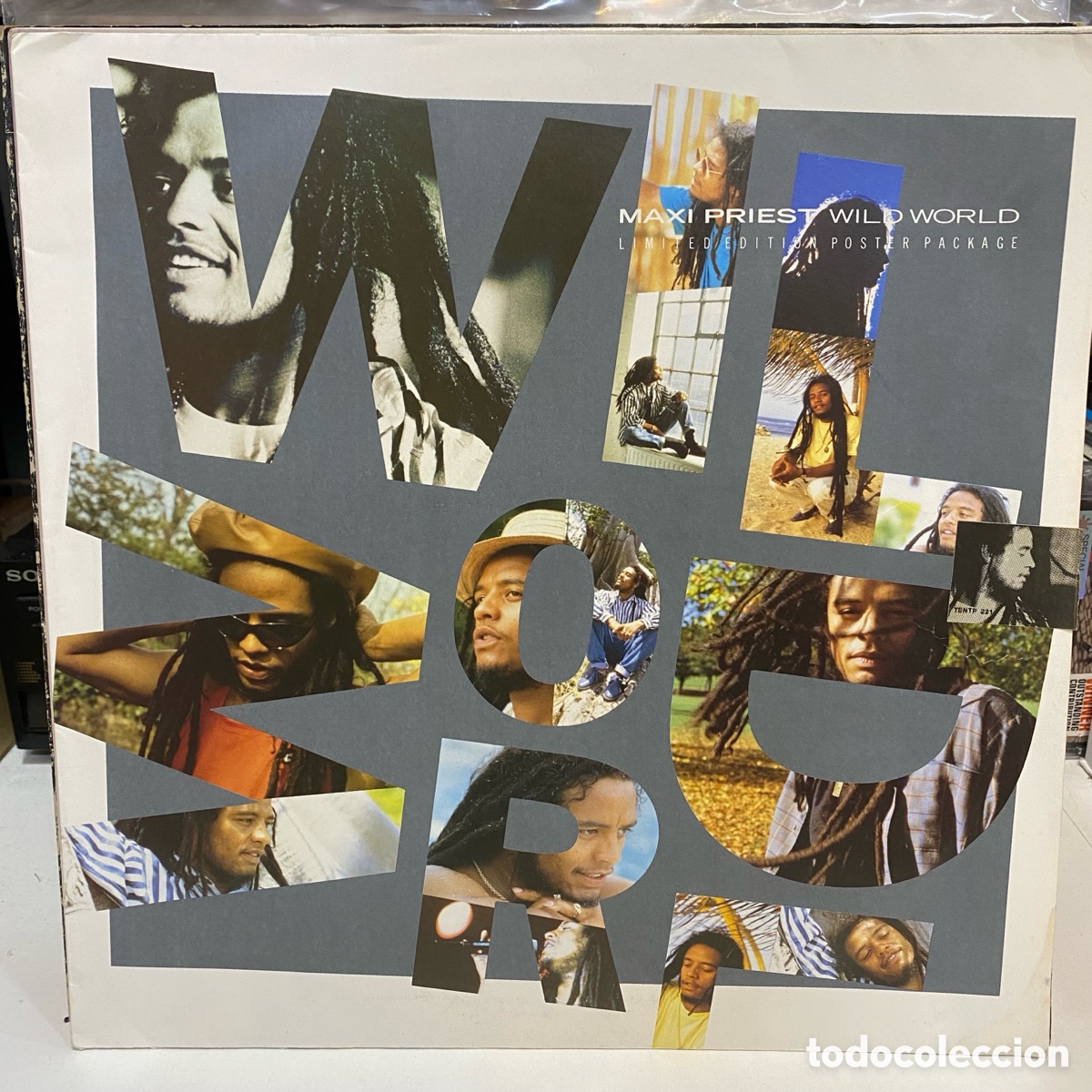 Discos de vinilo: Maxi Priest - Wild World (12&rdquo;, Single, Poster) - Foto 1