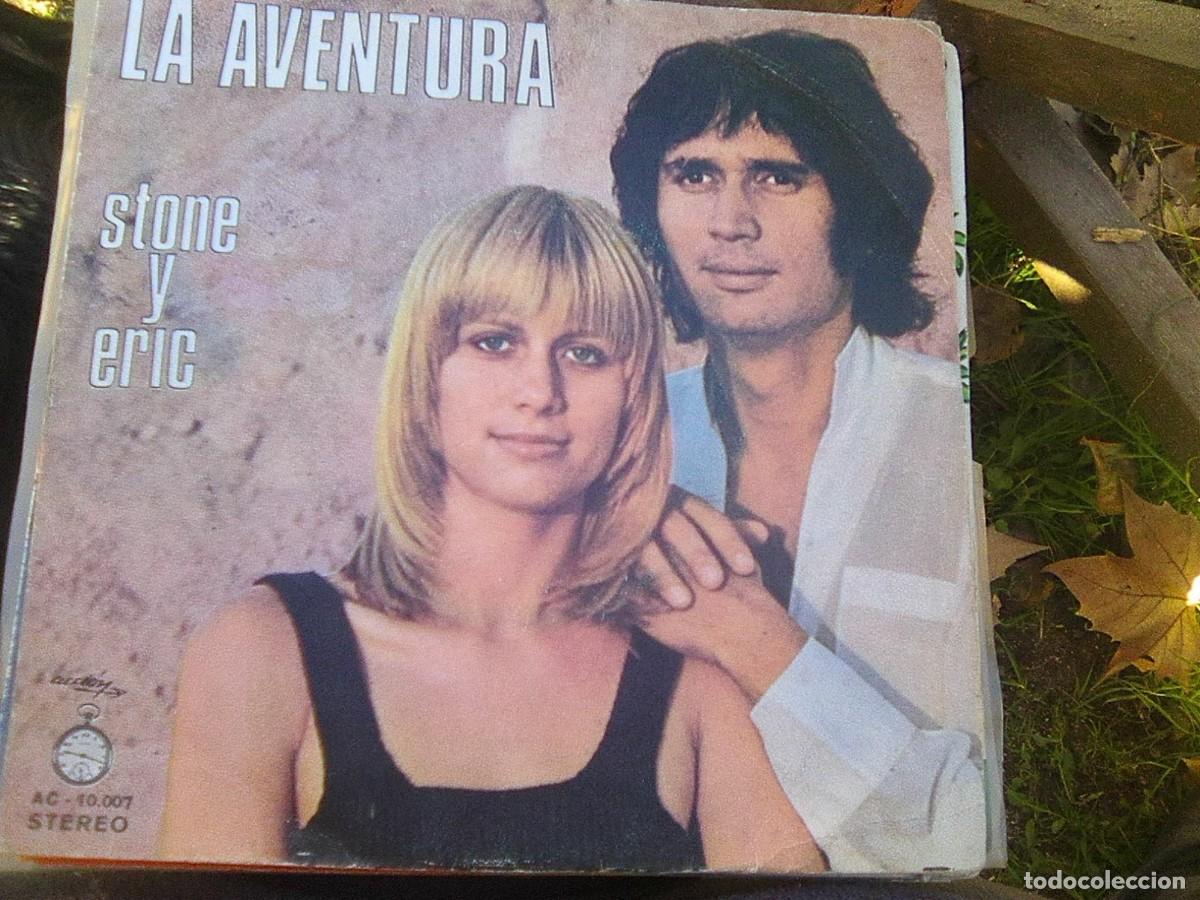 Disques de vinyle: Stone y Eric Charden - La Aventura (Acci&oacute;n, 1972) - en espa&ntilde;ol -
