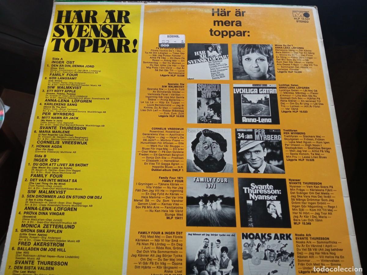 Discos de vinilo: Har ar svensktoppar - Foto 2
