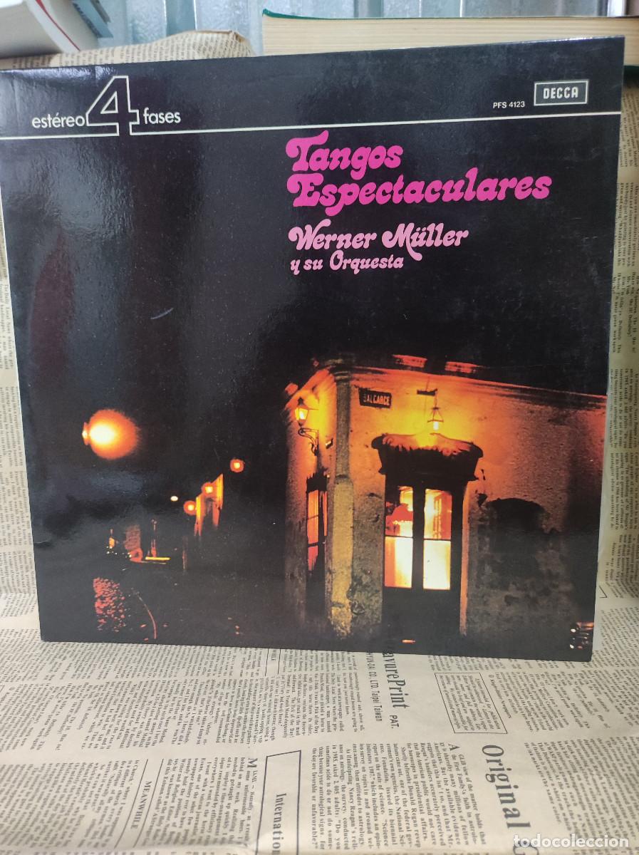 Discos de vinilo: Werner M&uuml;ller Y Su Orquesta &ndash; Tangos Espectaculares - Foto 1