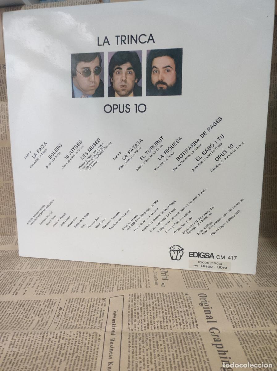 Discos de vinilo: La Trinca &ndash; Opus 10 - Foto 2