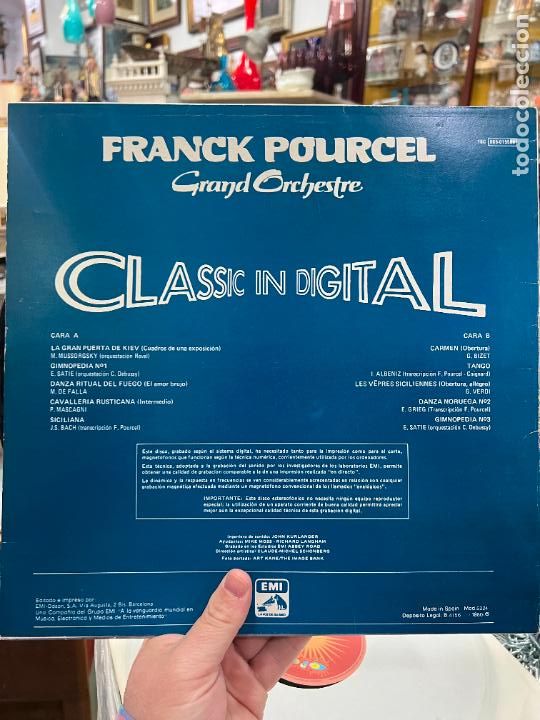 Discos de vinilo: LP FRANCK POURCEL - CLASSIC IN DIGITAL - Foto 2