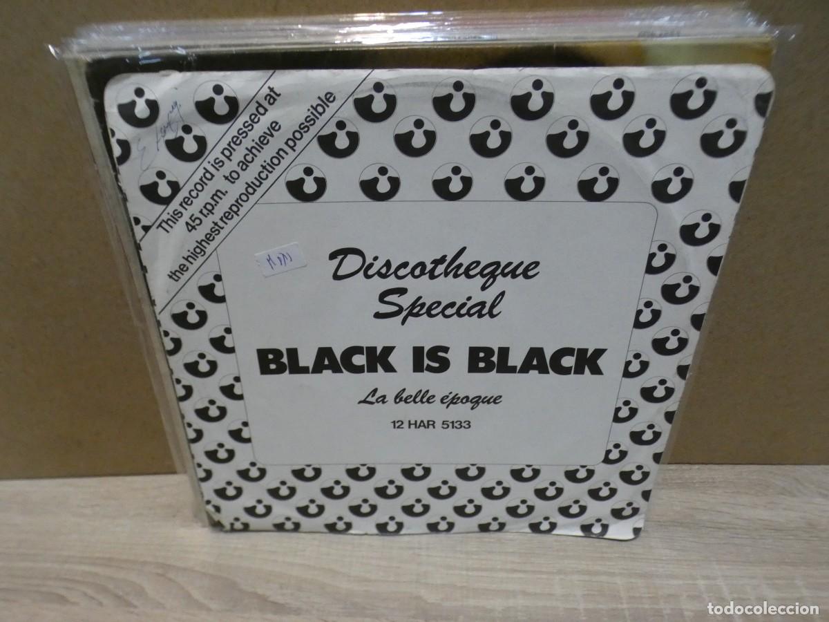 Vinyl-Schallplatten: ARKANSAS1980 PACC274 MAXI SINGLE OPTIMO ESTADO GENERAL NO HAY TAPA BLACK IS BLACK
