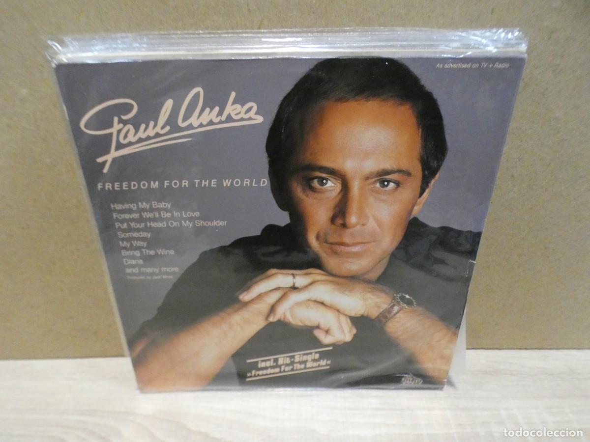 Vinyl-Schallplatten: ARKANSAS1980 PACC274 LP BUEN ESTADO GENERAL PAUL ANKA FREEDOM FOR THE WORLD