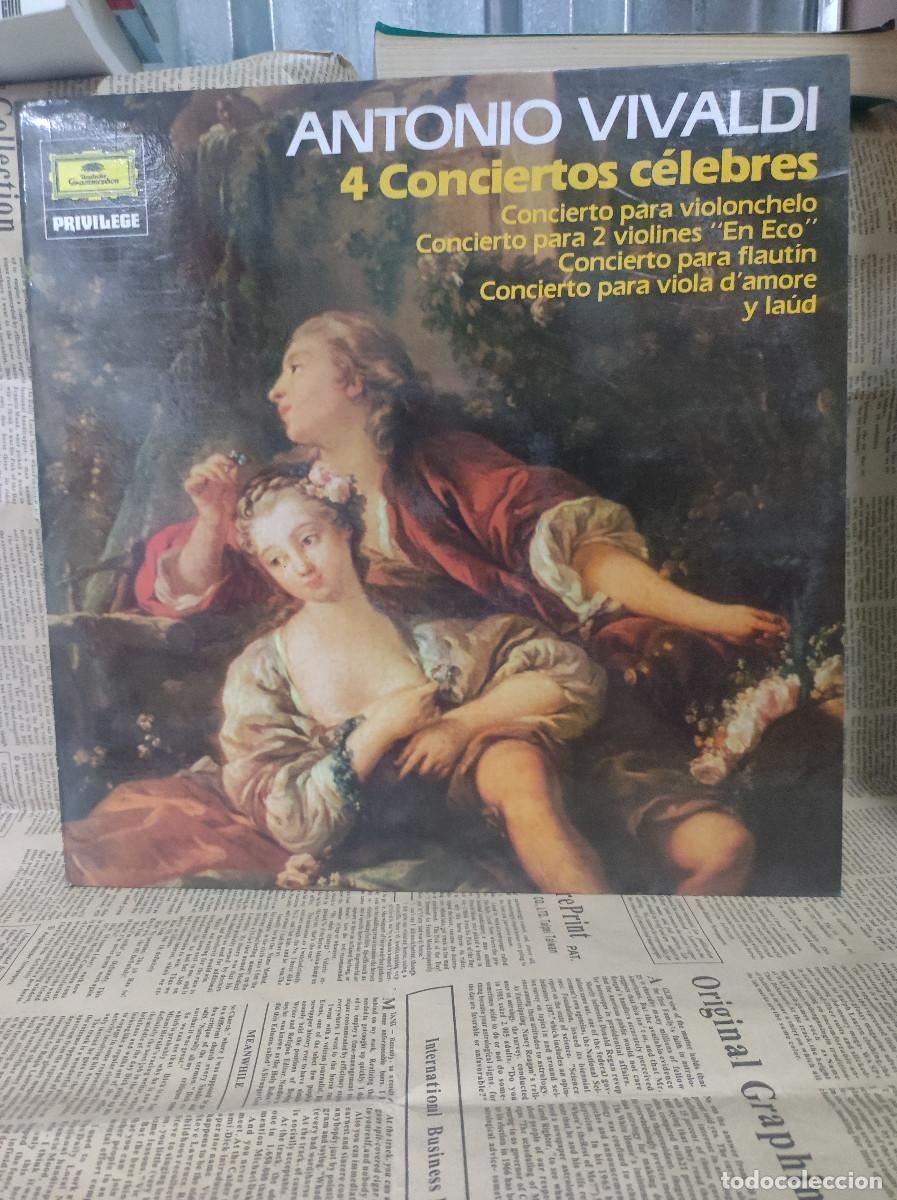 Discos de vinilo: Antonio Vivaldi &ndash; 4 Conciertos C&eacute;lebres - Foto 1