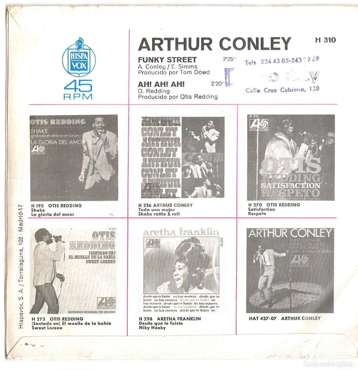 Discos de vinilo: Disco de vinilo ARTHUR CONLEY SINGLE - Foto 2