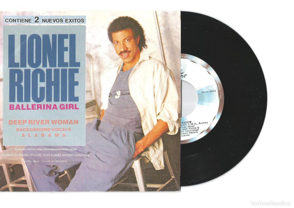 Discos de vinilo: Disco de vinilo LIONEL RICHIE SINGLE - Foto 1
