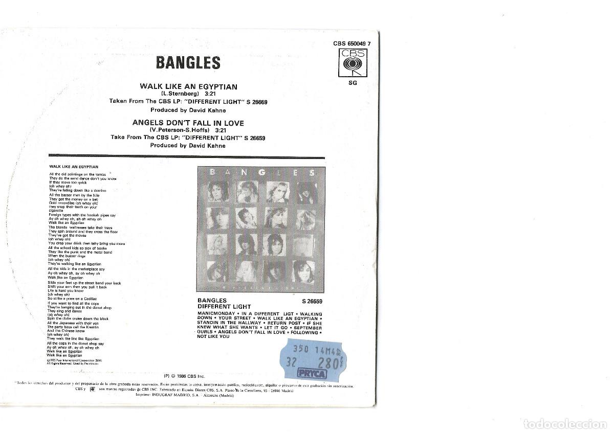 Discos de vinilo: Disco de vinilo BANGLES SINGLE - Foto 2
