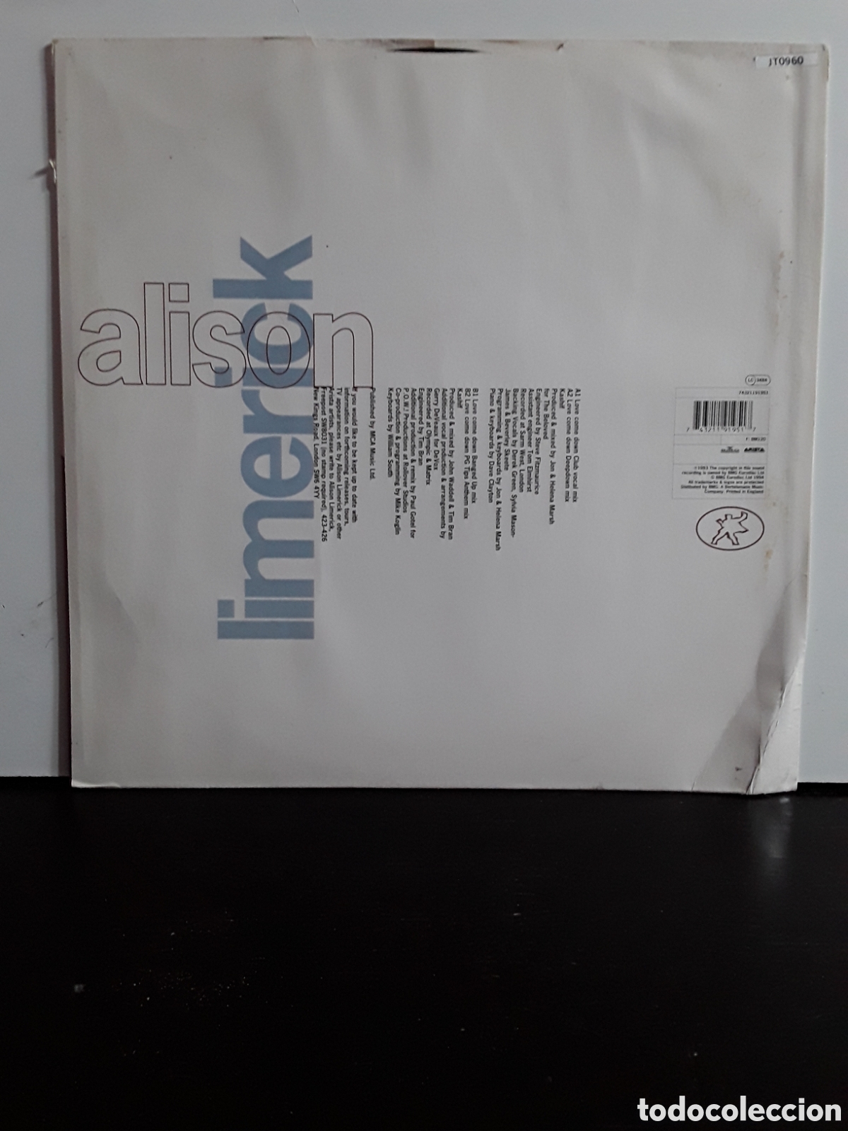 Discos de vinilo: Alison Limerick &lrm;&ndash; Love Come Down - Foto 2