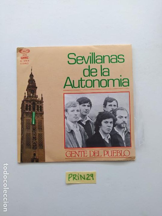 Discos de vinilo: Sevillanas de la autonom&iacute;a - Foto 1