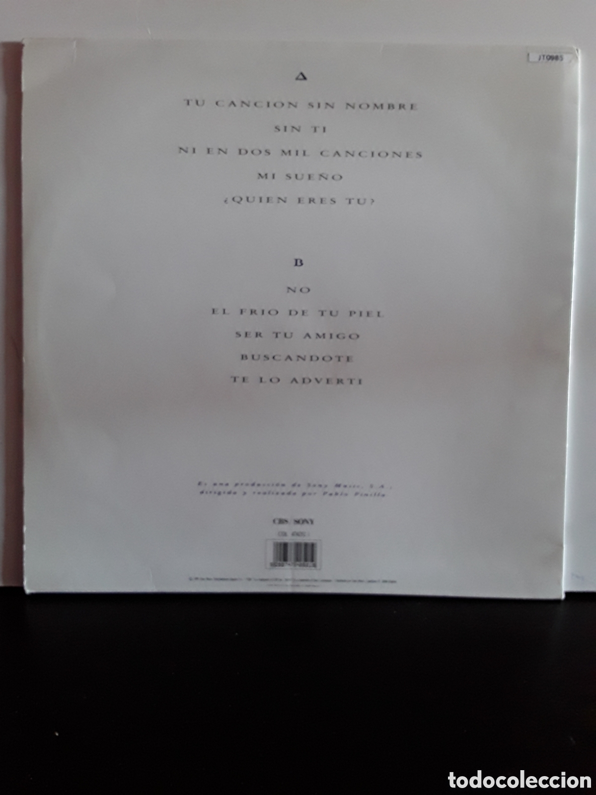 Discos de vinilo: Platon (3) &lrm;&ndash; Tu Canci&oacute;n Sin Nombre - Foto 2