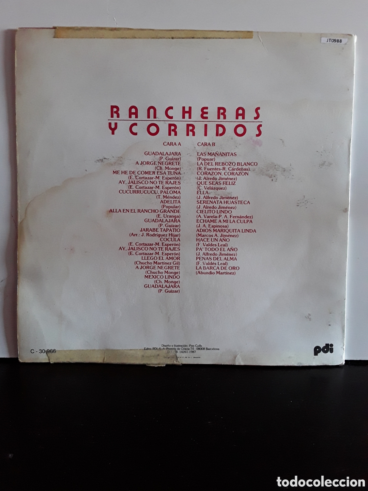 Discos de vinilo: La Alegre Banda &lrm;&ndash; Rancheras Y Corridos - Foto 2