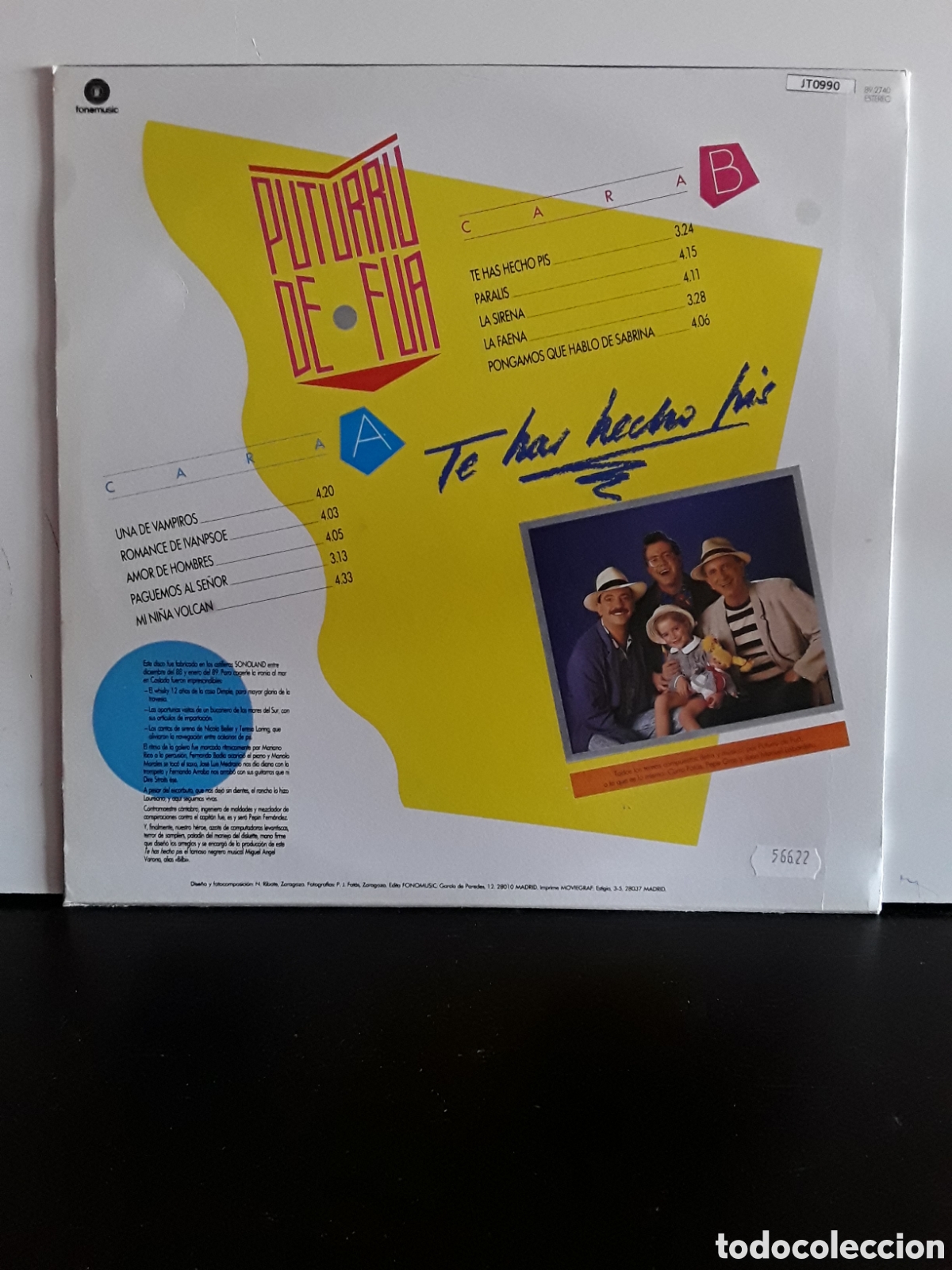 Discos de vinilo: Puturr&uacute; de Fu&aacute; &lrm;&ndash; Te Has Hecho Pis - Foto 2