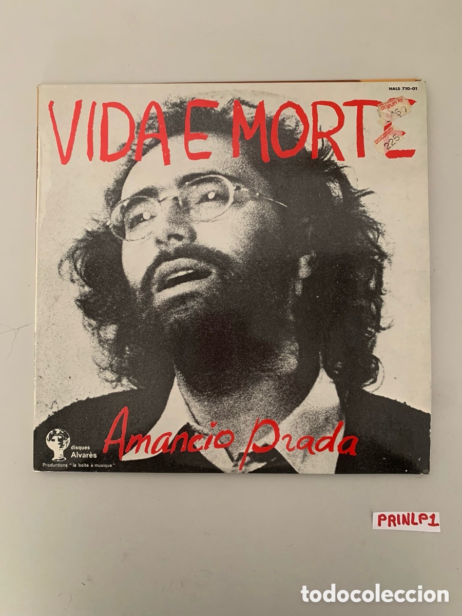 Discos de vinilo: AMANCIO PRADA - VIDA E MORTE - Foto 1