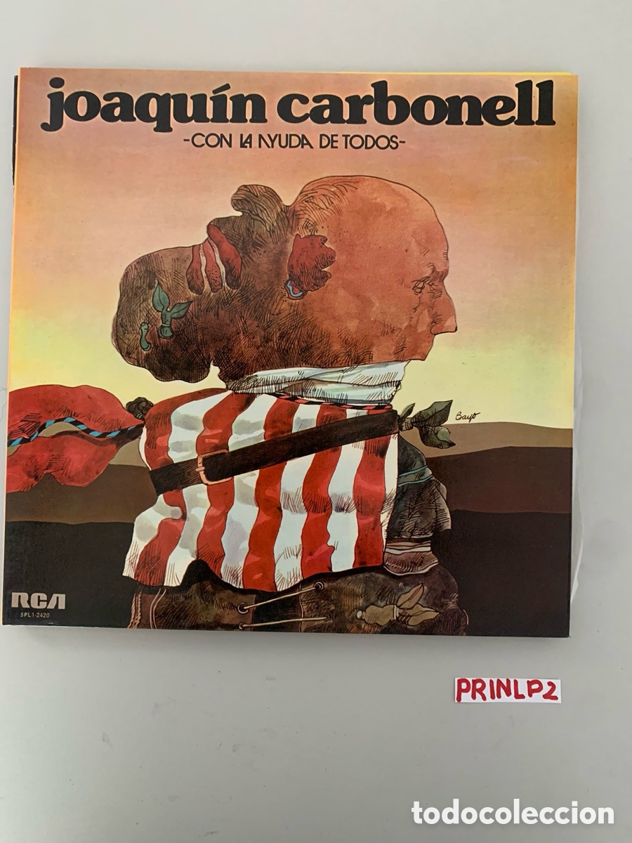 Discos de vinilo: JOAQU&Iacute;N CARBONELL. CON LA AYUDA DE TODOS (1976) - Foto 1
