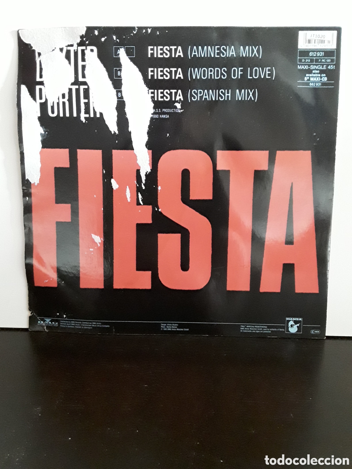 Discos de vinilo: Dexter Porter &lrm;&ndash; Fiesta (Amnesia Mix) - Foto 2
