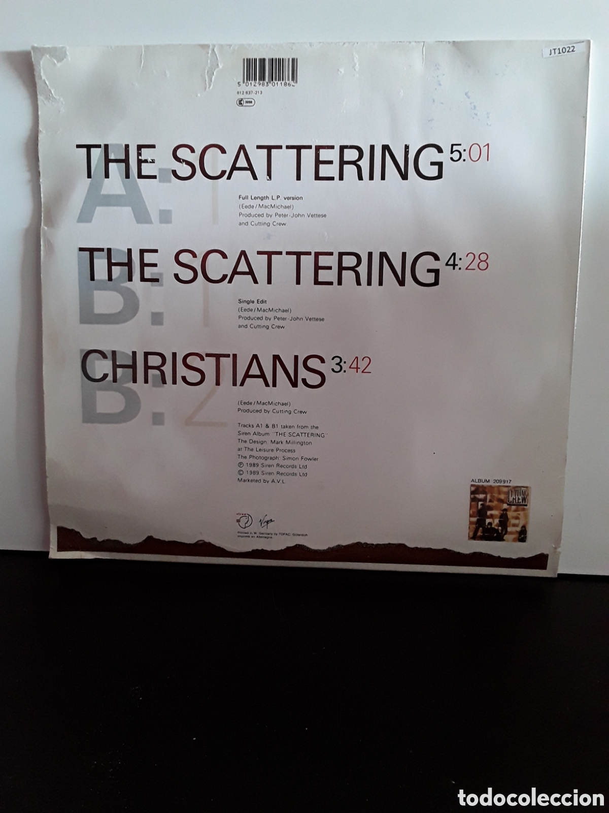 Discos de vinilo: Cutting Crew &lrm;&ndash; The Scattering - Foto 2