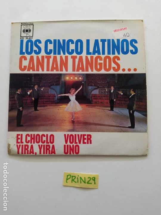 Discos de vinilo: Los Cinco Latinos - Foto 1