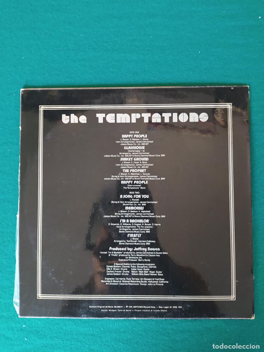 Discos de vinilo: The Temptations &ndash; Gente Feliz - Foto 2