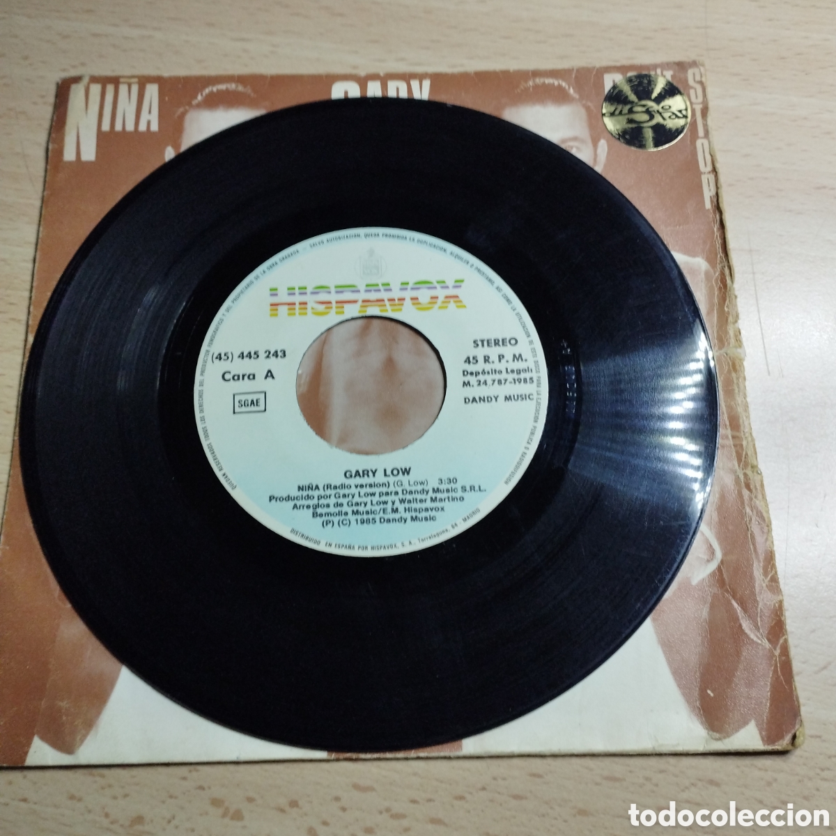Discos de vinilo: Single 7&rdquo; Gary Low 1985 Ni&ntilde;a + Dont Shout - Foto 4