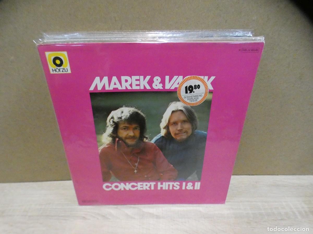 Vinyl-Schallplatten: ARKANSAS1980 PACC274 LP OPTIMO ESTADO GENERAL MAREK & VA CEK CONCERT HITS 1 Y 2 DOBLE