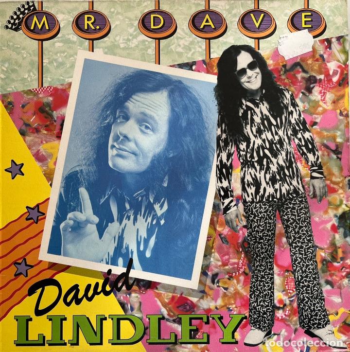 Discos de vinilo: DAVID LINDLEY. MR DAVE. LP ORIGINAL ESPA&Ntilde;A WEA 1985 - Foto 1