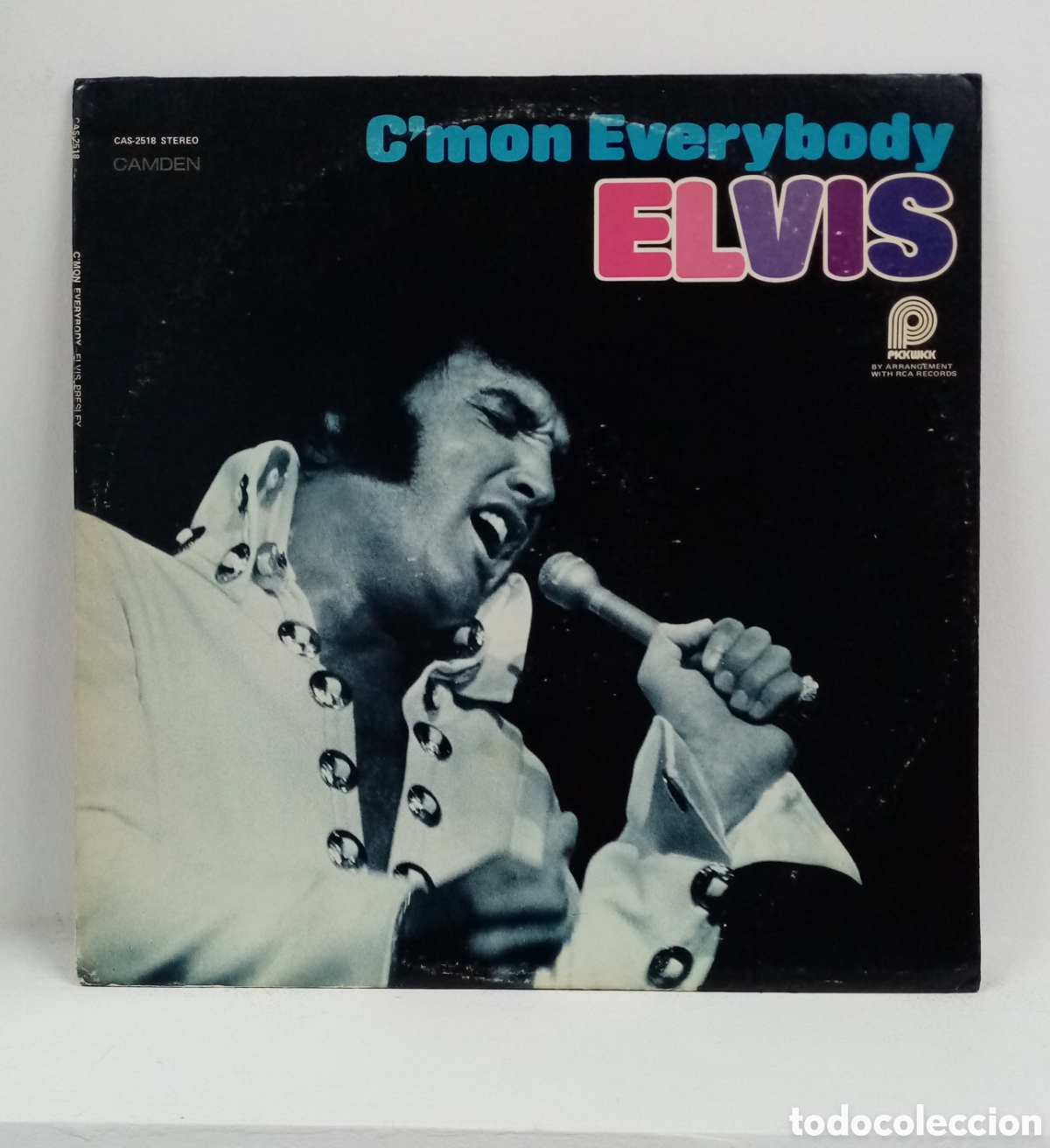 Discos de vinilo: ELVIS &rdquo;CMON EVERYBODY&rdquo; LP. COMP. U.S.A.1977 VG+ - Foto 1