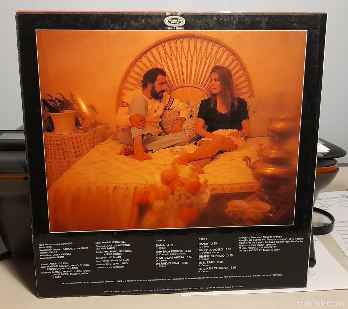 Discos de vinilo: lp MANGLIS - DANDY (PROMO, COMPLETAMENTE NUEVO) - Foto 3