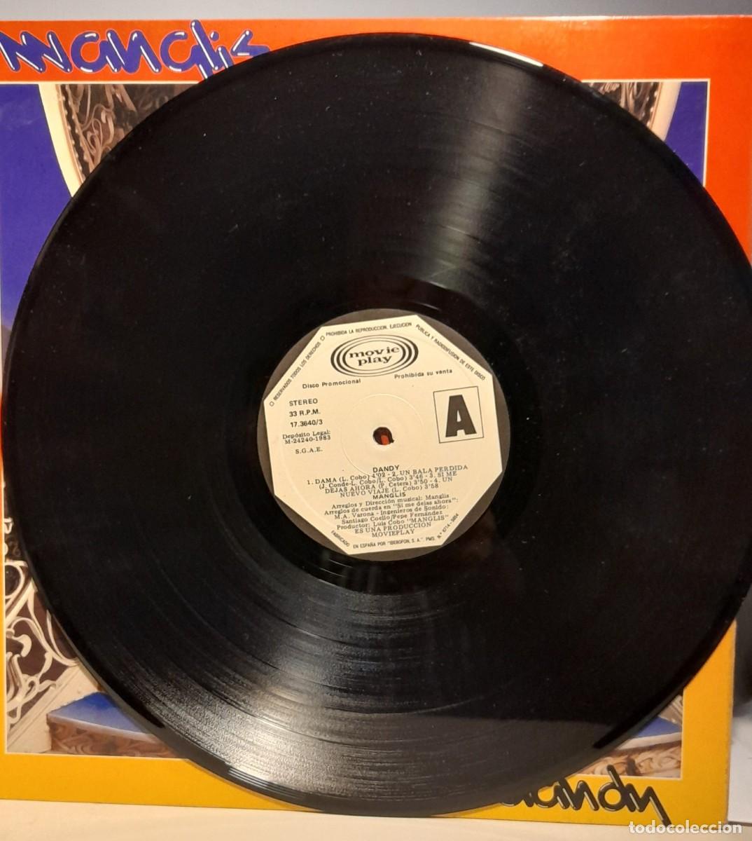Discos de vinilo: lp MANGLIS - DANDY (PROMO, COMPLETAMENTE NUEVO) - Foto 4