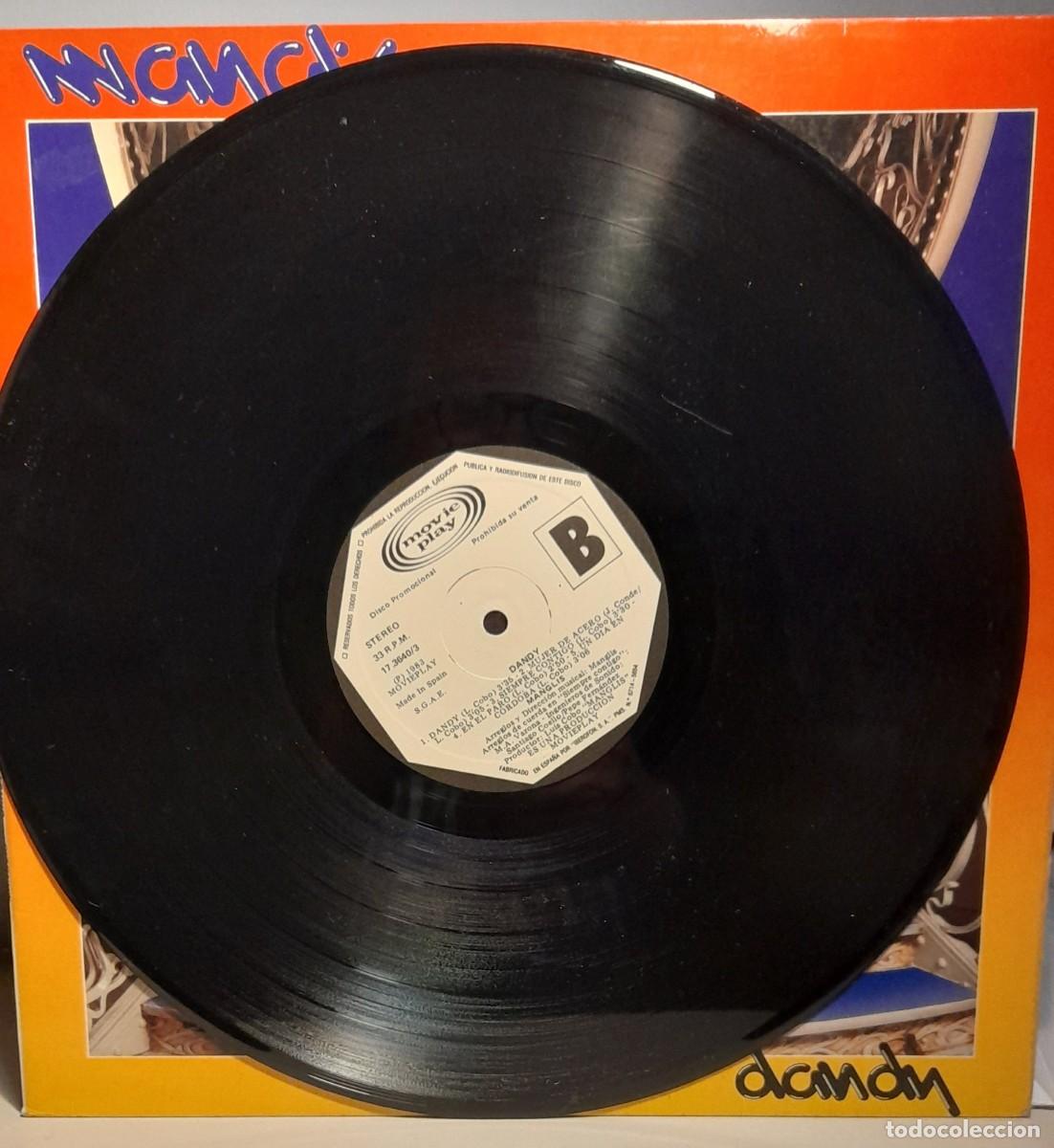 Discos de vinilo: lp MANGLIS - DANDY (PROMO, COMPLETAMENTE NUEVO) - Foto 5