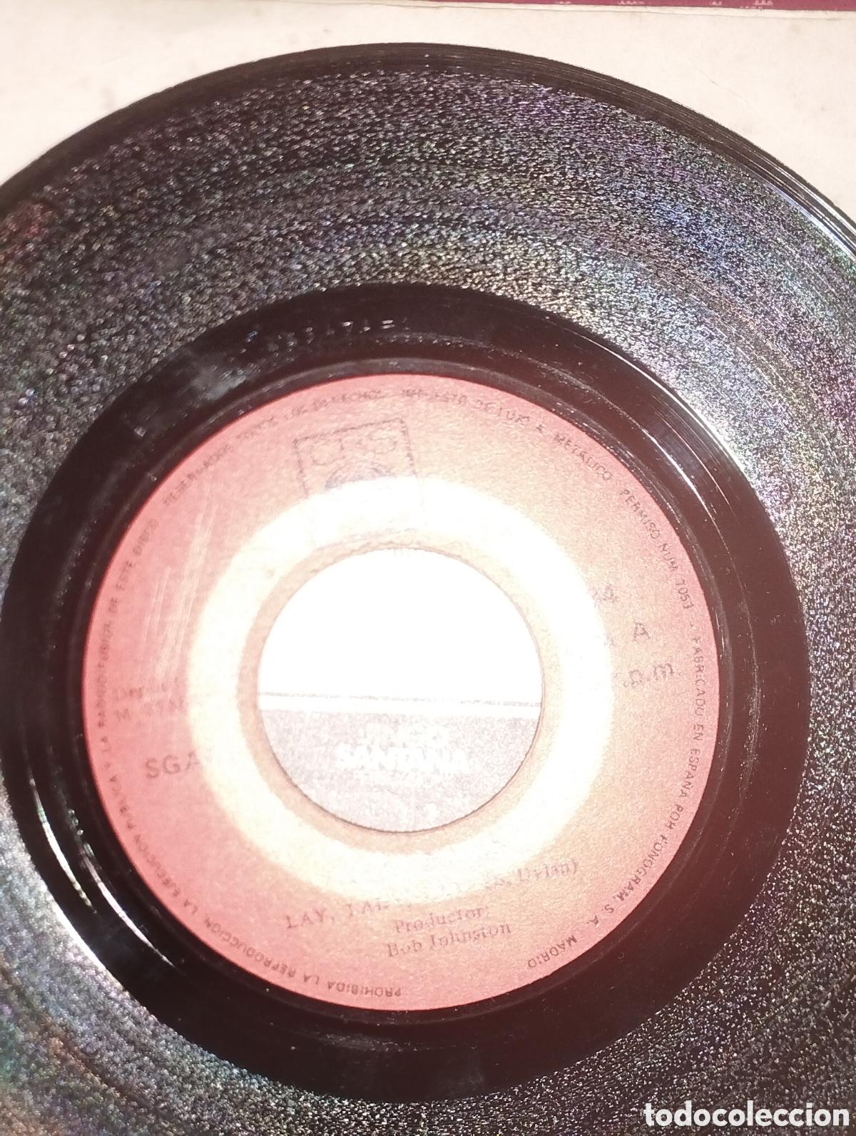 Discos de vinilo: Disco Bob Dylan ( Lay Lady Lay 1970 ) - Foto 3