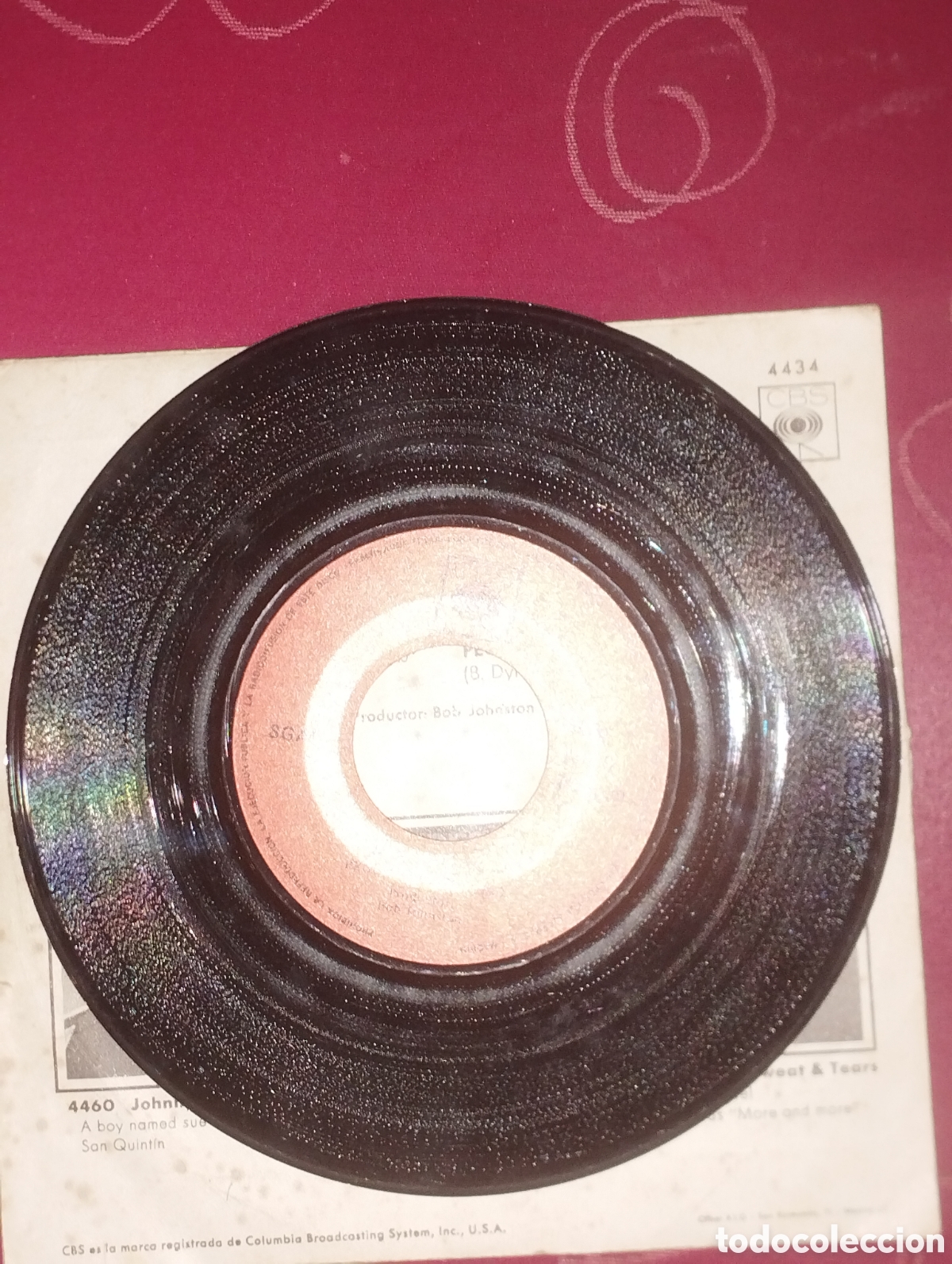 Discos de vinilo: Disco Bob Dylan ( Lay Lady Lay 1970 ) - Foto 4