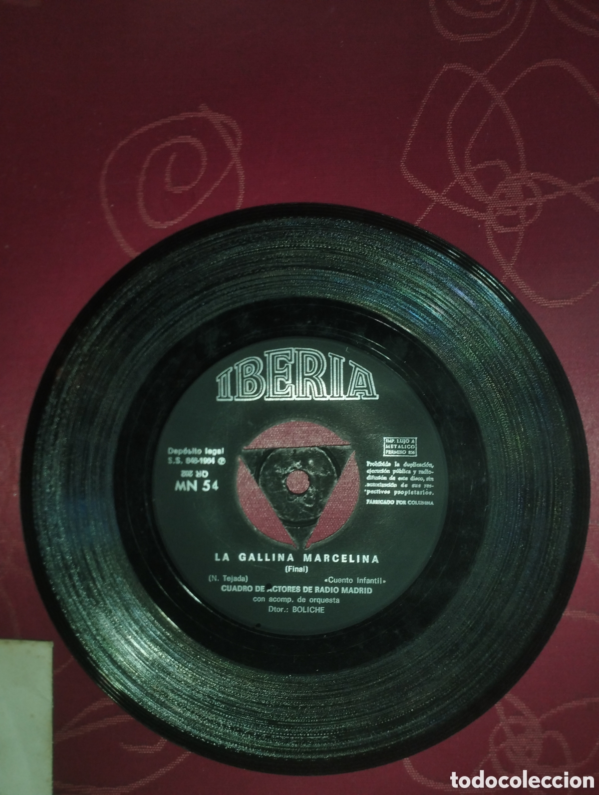 Discos de vinilo: La gallina Marcelina a&ntilde;o 1964 - Foto 3