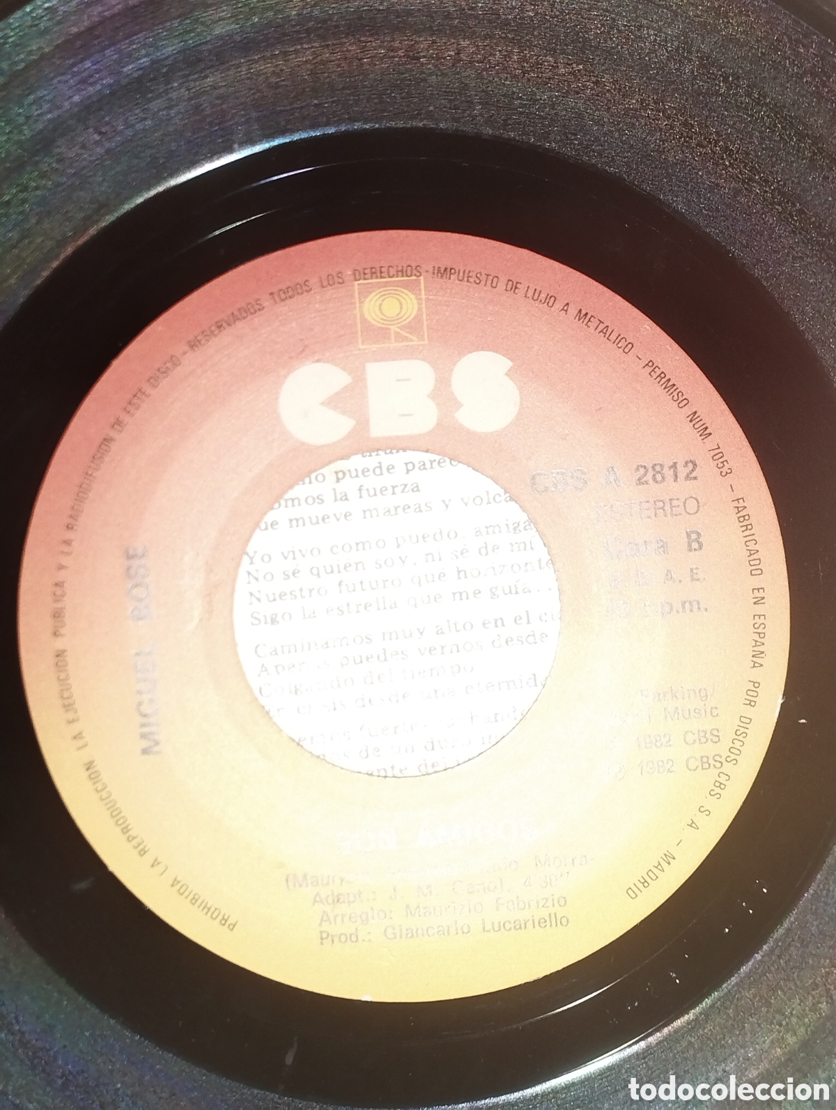 Discos de vinilo: Miguel Bos&eacute; bravo muchachos - Foto 5