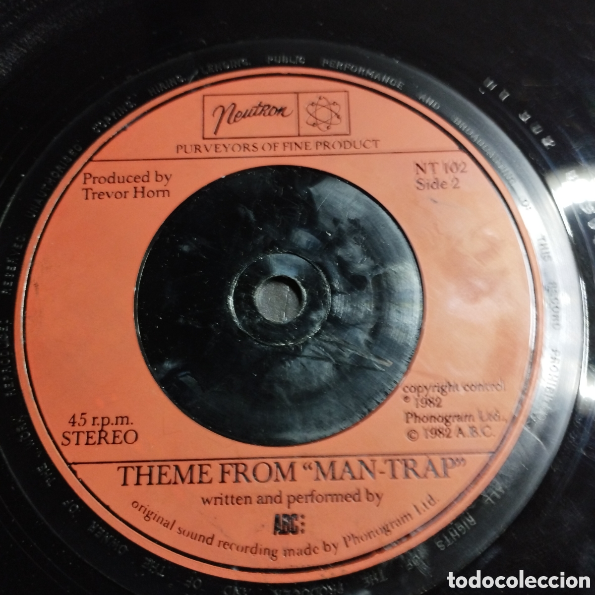 Discos de vinilo: Single 7&rdquo; ABC 1982 poison arrow + Theme from &rdquo; Man-trap&rdquo;. - Foto 3