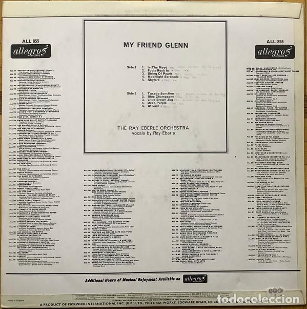 Discos de vinilo: Ray Eberle Orchestra &lrm;&ndash; My Friend Glenn - Foto 2