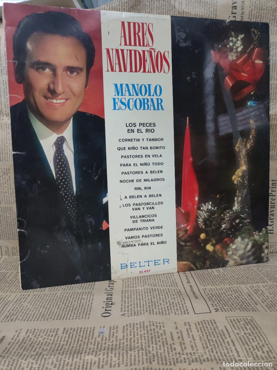 Discos de vinilo: Manolo Escobar &ndash; Aires Navide&ntilde;os - Foto 1