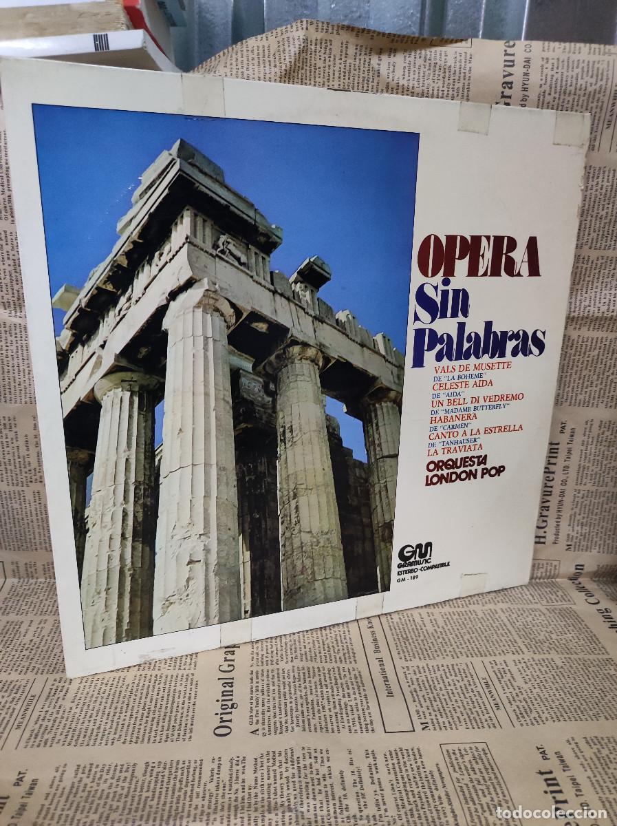 Discos de vinilo: Opera Sin Palabras - Orquesta London Pop - Foto 1