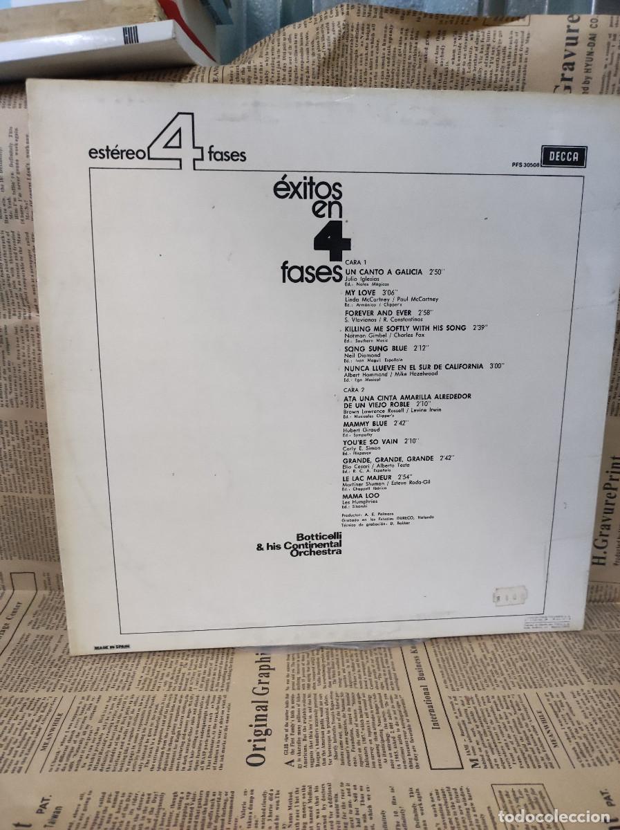 Discos de vinilo: Botticelli And His Orchestra &ndash; &Eacute;xitos En 4 Fases - Foto 2